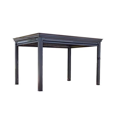 屋外ガゼボ ヘビーデューティーアルミパティオガゼボ 裏庭用 頑丈な金属製ヤードツリーガゼボ