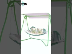 プレミアム・アウトドア・スイング 頑丈なアルミフレームのガーデン・スイング 庭に適した現代的で耐久性のある