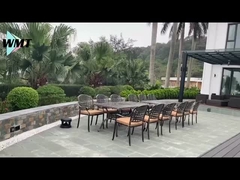 プロフェッショナル 鋳型 アルミ BBQ テーブルセット