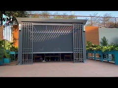 プレミアム・アウトドア・ガイゼボ 耐久性のあるアルミ・パティオと裏庭のシェルター