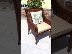 メタル屋外テーブルと椅子セット 耐腐し重用パティオ家具,快適な座席