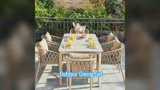 業務用アウトドアダイニングセット 6人掛け